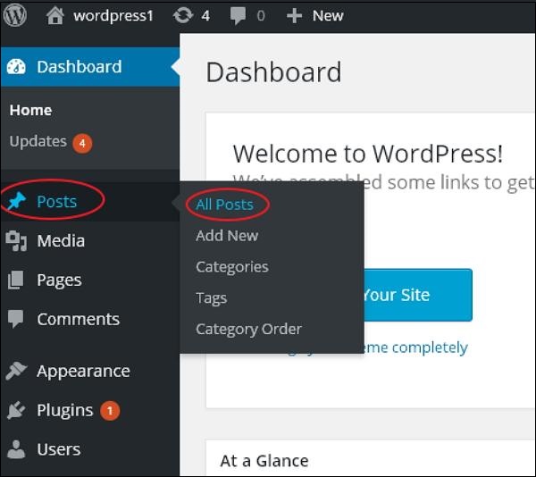 WordPress – Delete Posts