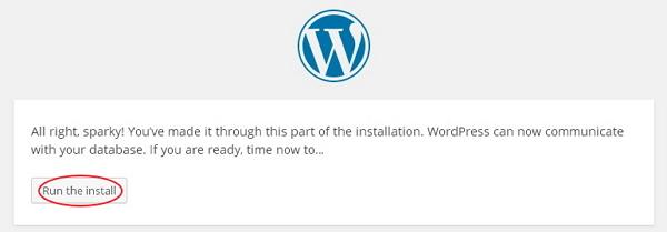 WordPress Installation